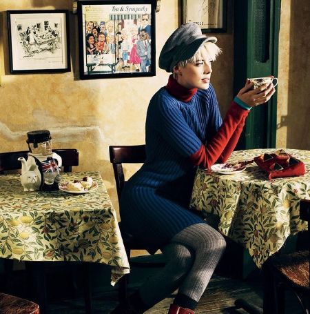 Agyness Deyn was rumored to be with James Franco.